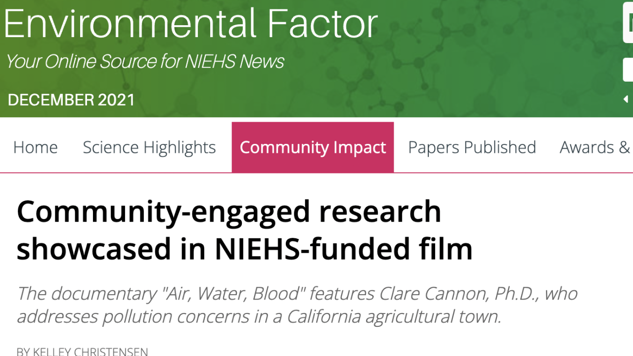 Environmental Factor Headline