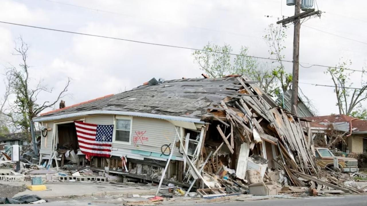 barber shop destroyed in hurricane katrina